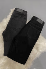 Load image into Gallery viewer, Ken High Waisted Skinny Jeans (Jet Black)