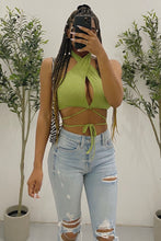 Load image into Gallery viewer, Eve Tie Top (Kelly Green)