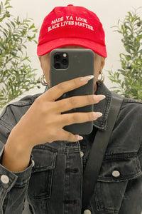 BLM Dad Hat (Red)