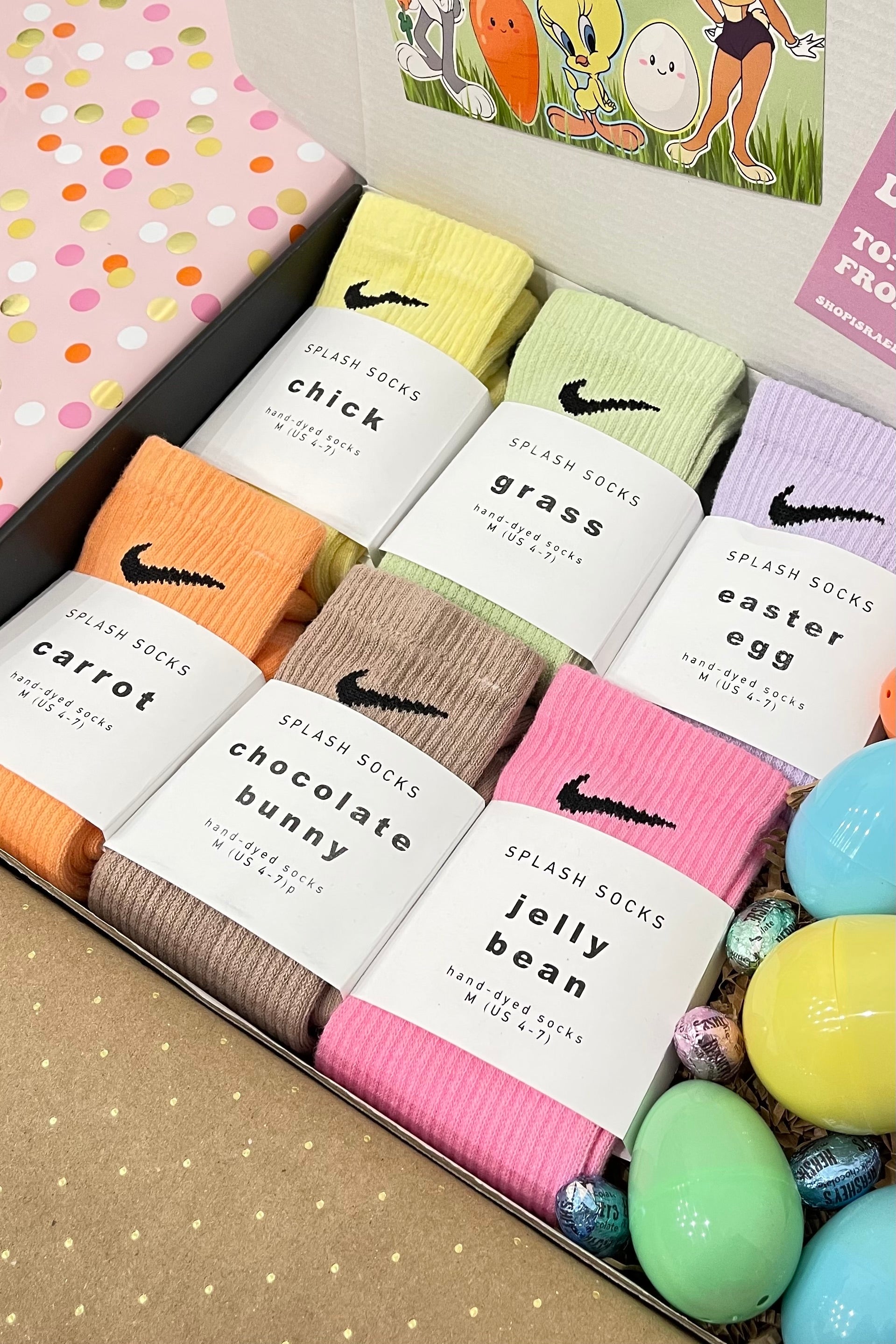 Splash Socks Single Pairs (50 Colors - 1 Pair)