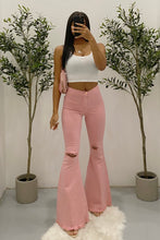 Load image into Gallery viewer, Barbie Flare Jeans (Baby Pink)