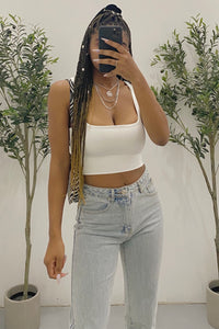 Nala Crop Top (White)