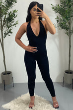 Load image into Gallery viewer, Melrose Sleeveless Catsuit (Black)
