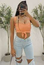 Load image into Gallery viewer, Lera Wrap Top 2.0 (Sunkissed Orange)