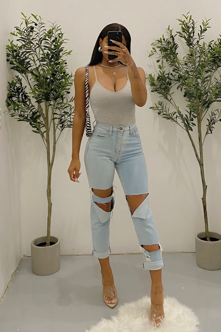 Ella Bodysuit (Grey)