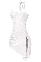 Load image into Gallery viewer, Cher Asymmetrical Mini Dress (Off White)