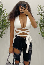 Load image into Gallery viewer, Martini Wrap Top (White)