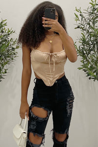 Beth Corset Top (Bronze)