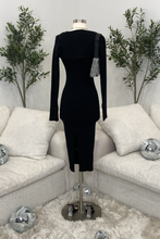 Load image into Gallery viewer, Iris Dress (Black)