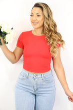 Load image into Gallery viewer, Mona Crop Top (Red)