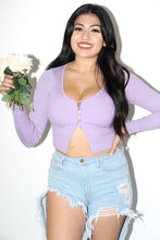Load image into Gallery viewer, Desiree Long Sleeve Top (Lavender)