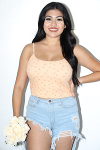 Aster Tank Top (Creamy Orange)