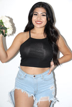 Load image into Gallery viewer, Remi Crop Top (Black)