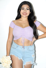Load image into Gallery viewer, Monique Crop Top (Lavender Purple)
