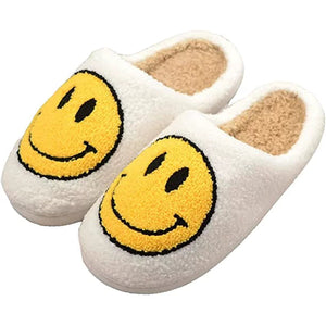 Smiley Slippers (White)