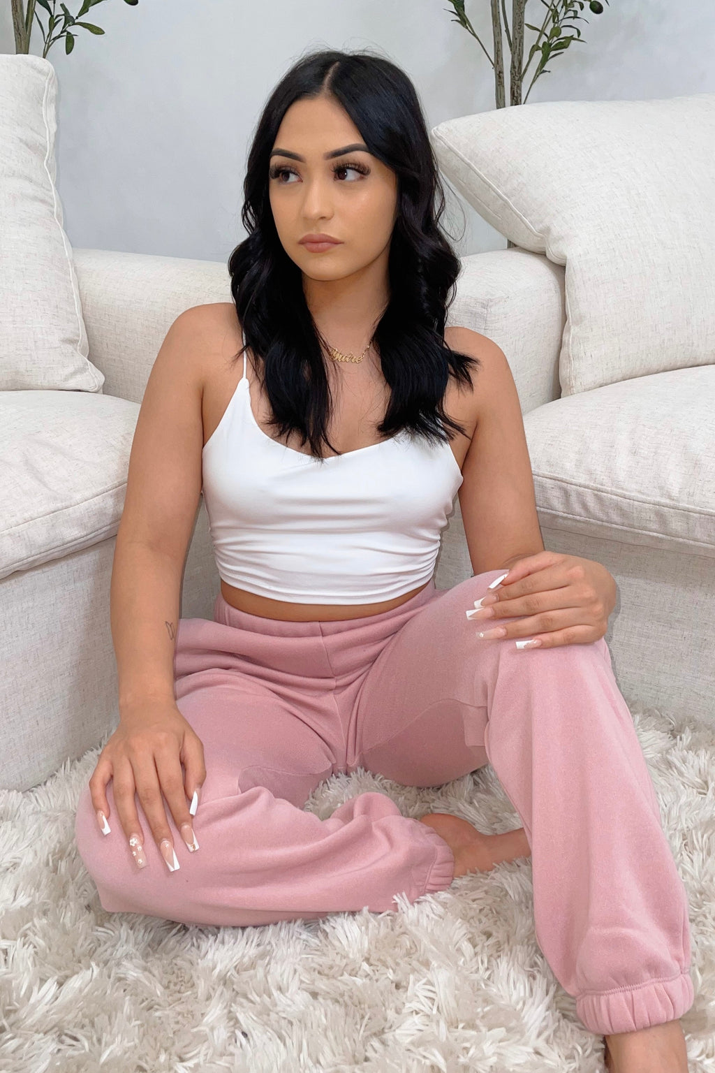 Megan Sweatpants (Rose Pink)