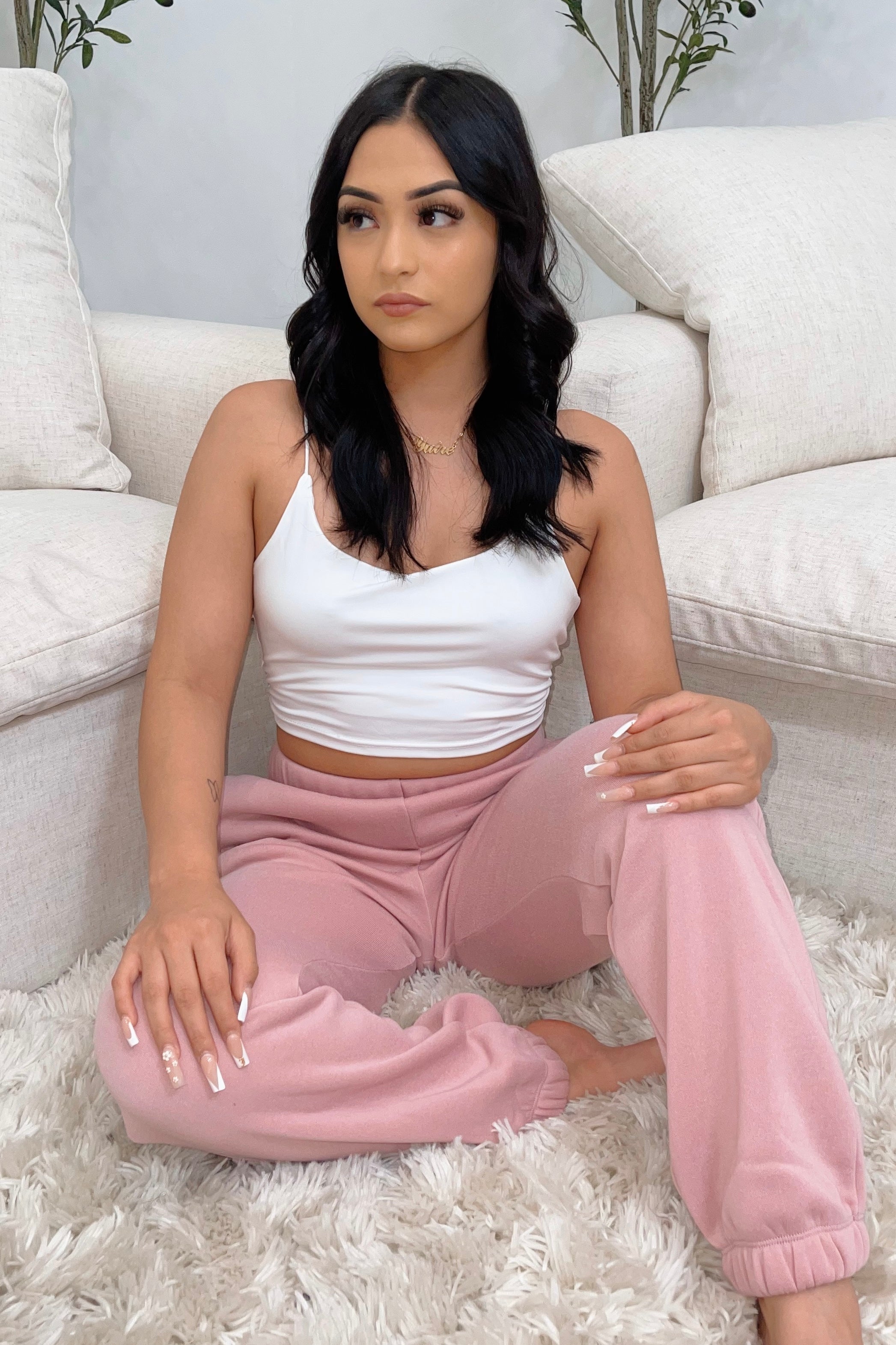 Megan Sweatpants (Rose Pink)