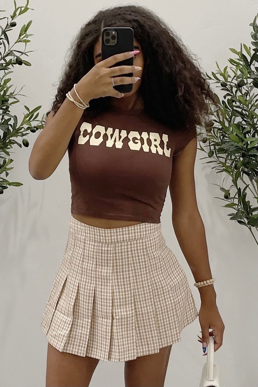 Cowgirl Shirt (Chocolate Brown)
